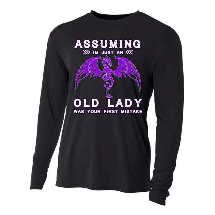 Assuming I'm Just An Old Lady Was Your First Mistake Cooling Performance Long Sleeve Crew