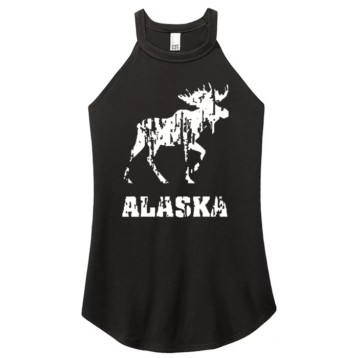 Alaska State The Last Frontier Alaska Home Women’s Perfect Tri Rocker Tank