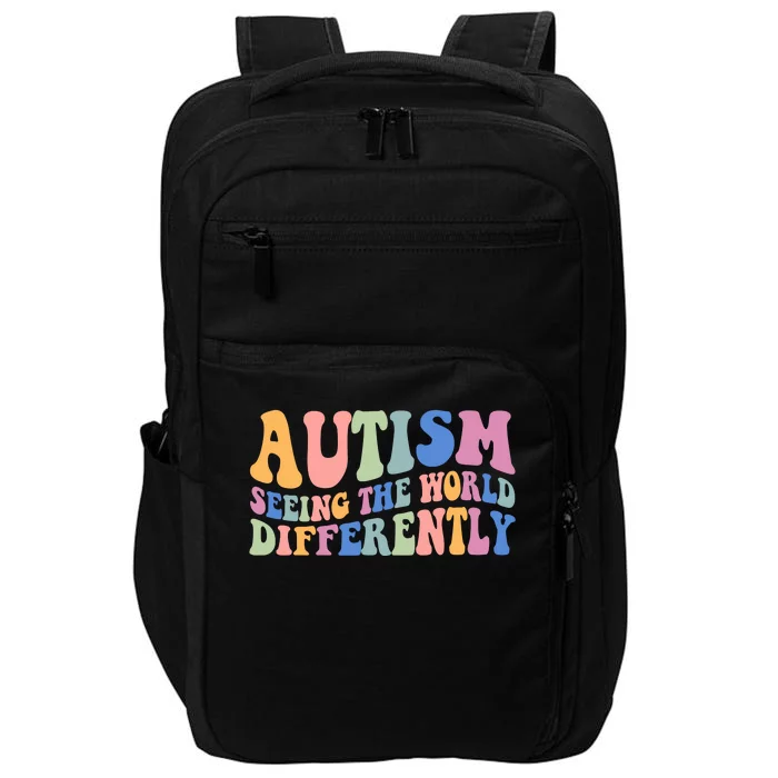 Autism Seeing The World Differently Groovy Impact Tech Backpack