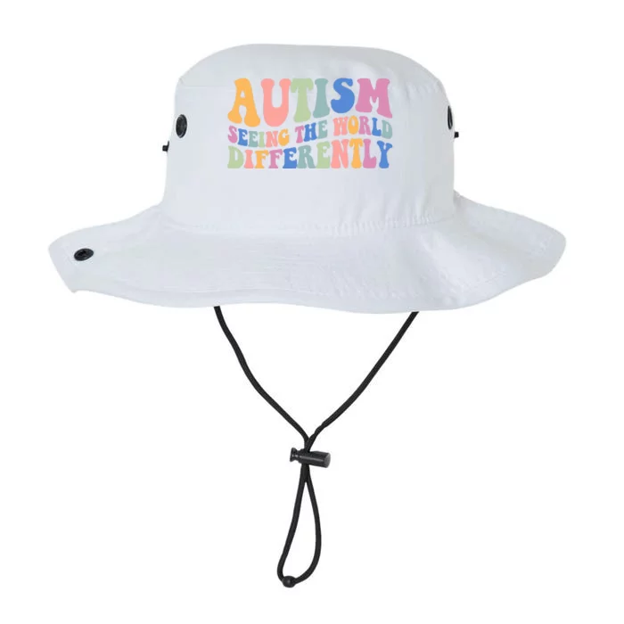 Autism Seeing The World Differently Groovy Legacy Cool Fit Booney Bucket Hat