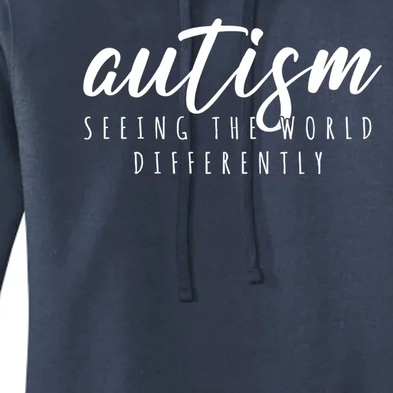 Autism Seeing The World Differently Women's Pullover Hoodie