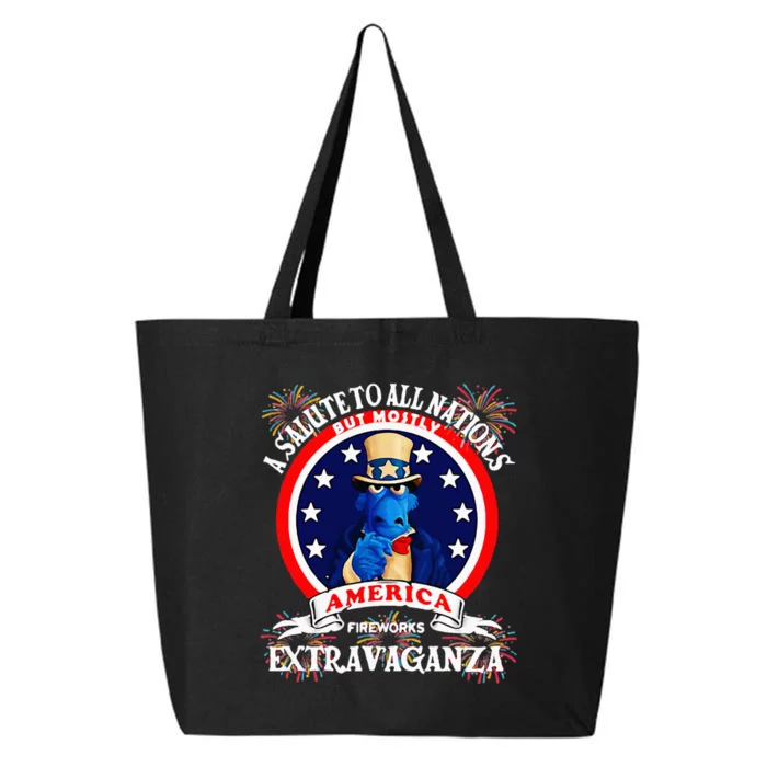 A Salute To All Nations But Mostly America 25L Jumbo Tote