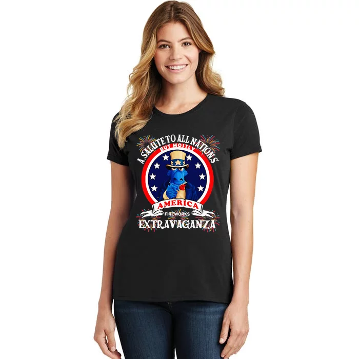 A Salute To All Nations But Mostly America Women's T-Shirt