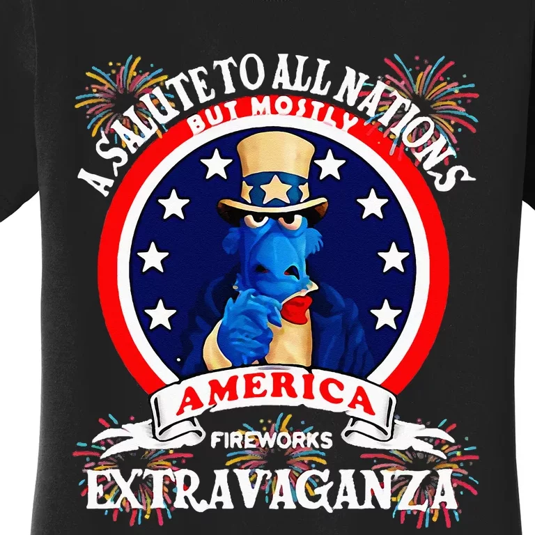 A Salute To All Nations But Mostly America Women's T-Shirt