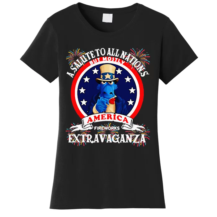 A Salute To All Nations But Mostly America Women's T-Shirt