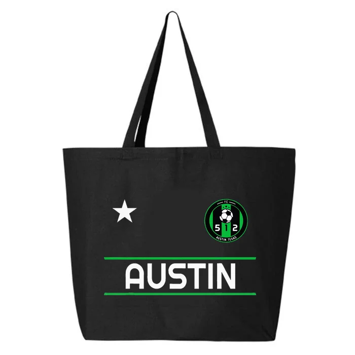 Austin Soccer Team Jersey Mini 512 Badge 25L Jumbo Tote