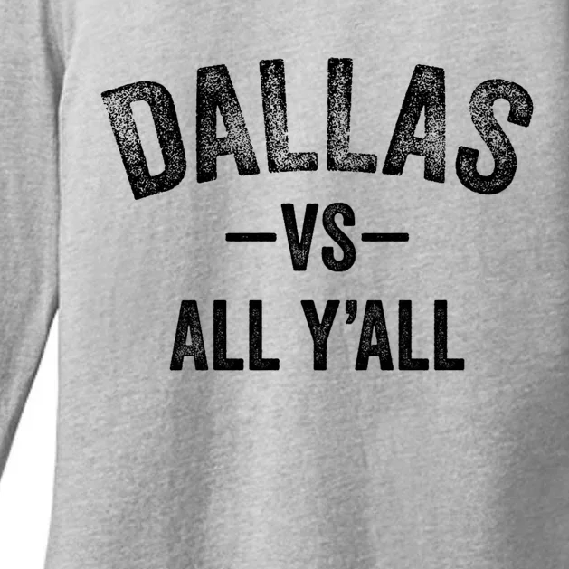 All Sport Trends Dallas Vs All Yall Womens CVC Long Sleeve Shirt