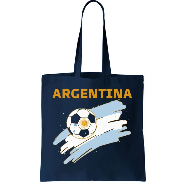 Argentina Soccer Toddler Ball Flag Tote Bag