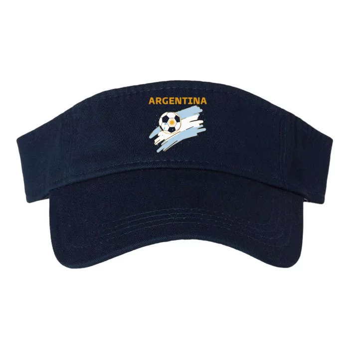 Argentina Soccer Toddler Ball Flag Valucap Bio-Washed Visor