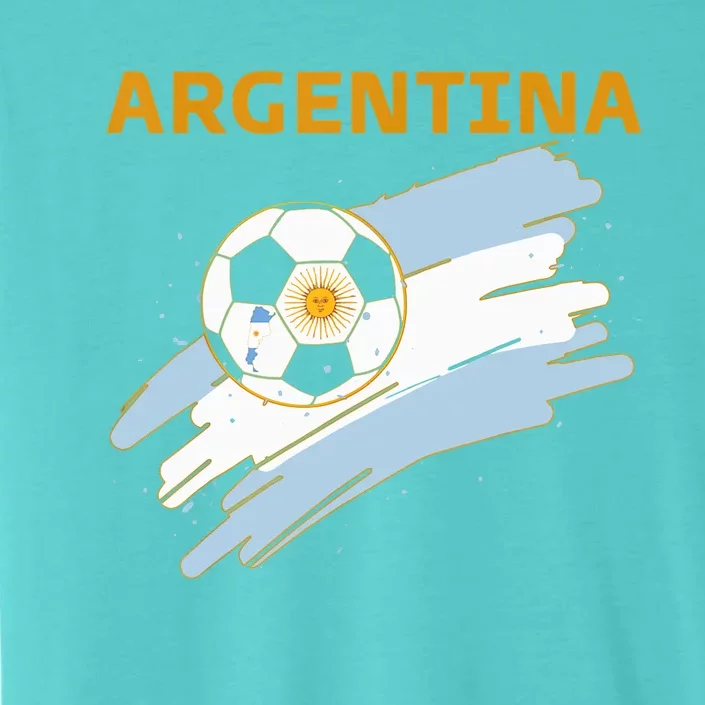 Argentina Soccer Toddler Ball Flag ChromaSoft Performance T-Shirt