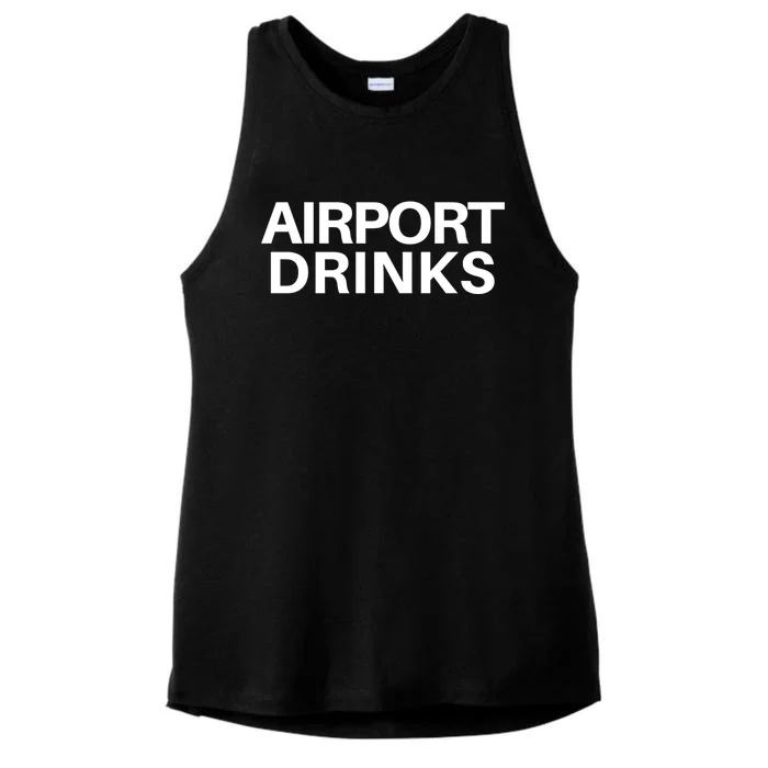 Airport S Tee Road Warrior Trip Frequent Flyer Great Gift Ladies Tri-Blend Wicking Tank