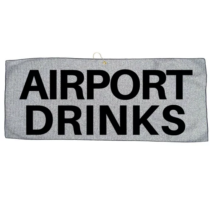 Airport S Tee Road Warrior Trip Frequent Flyer Great Gift Large Microfiber Waffle Golf Towel