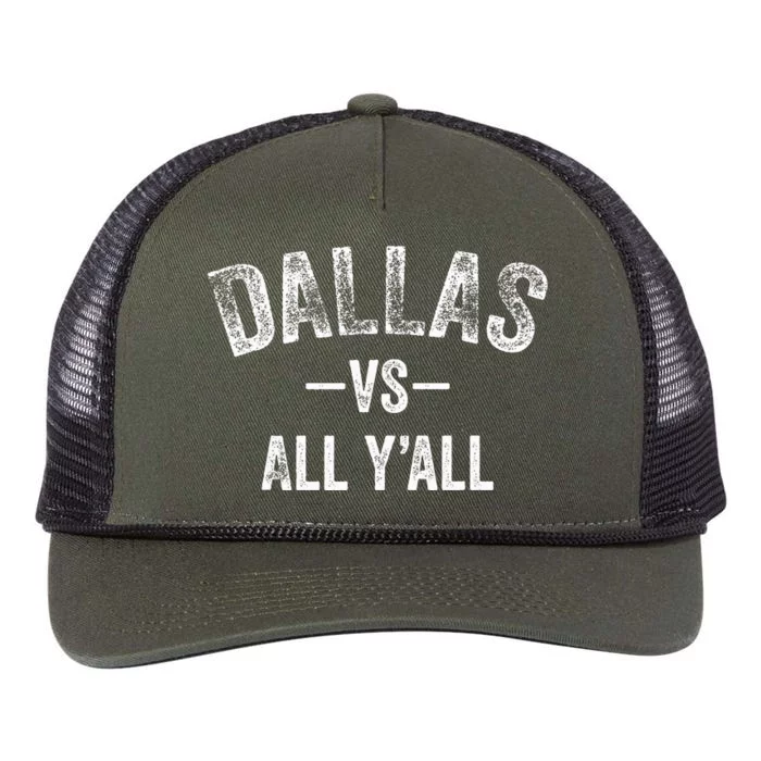 All Sport Trends Women Dallas Vs All Yall Retro Rope Trucker Hat Cap