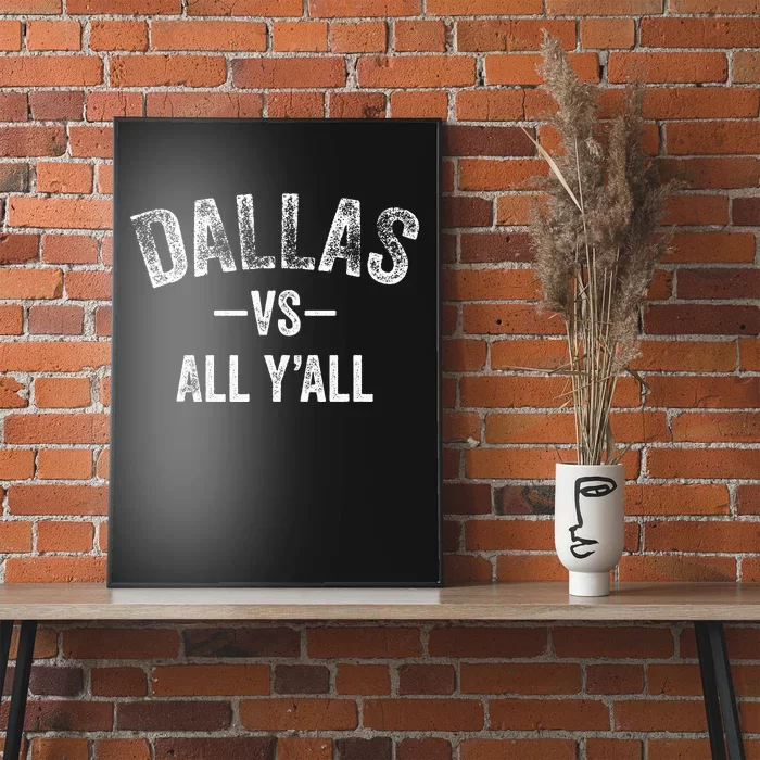 All Sport Trends Dallas Vs All Yall Poster