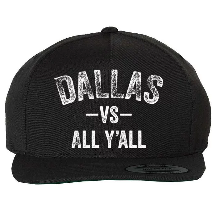 All Sport Trends Dallas Vs All Yall Wool Snapback Cap