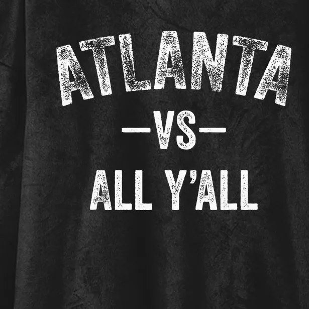 All Sport Trends Atlanta Vs All YAll Hooded Wearable Blanket