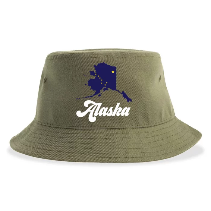 Alaska State The Last Frontier Alaska Home Sustainable Bucket Hat