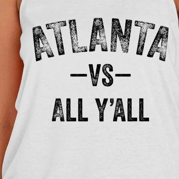 All Sport Trends Atlanta Vs All YAll Women's Knotted Racerback Tank