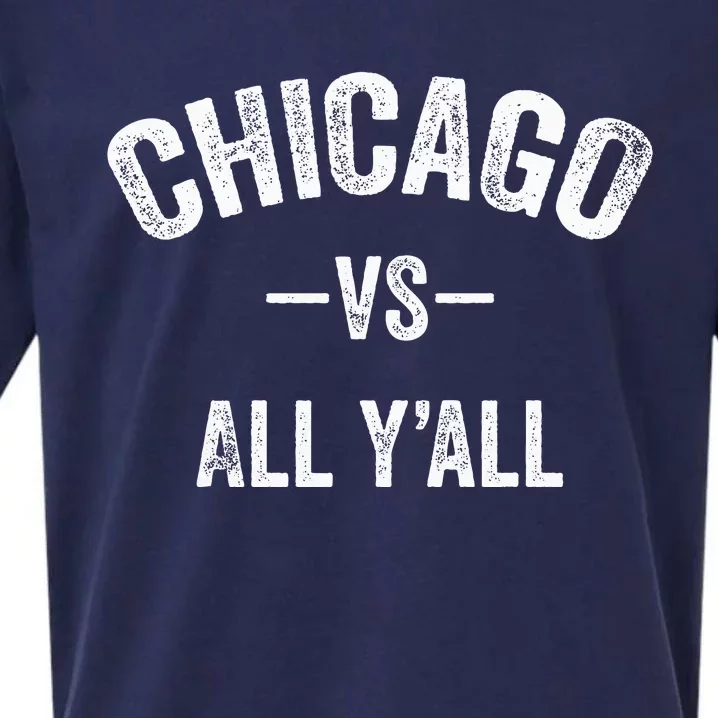 All Sport Trends Chicago Vs All YAll Sueded Cloud Jersey T-Shirt