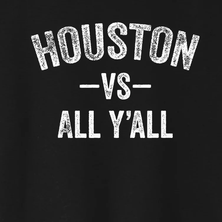 All Sport Trends Houston Vs All YAll Women's Crop Top Tee