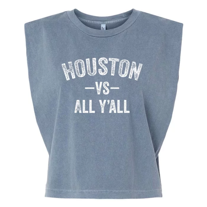 All Sport Trends Houston Vs All YAll Garment-Dyed Women's Muscle Tee