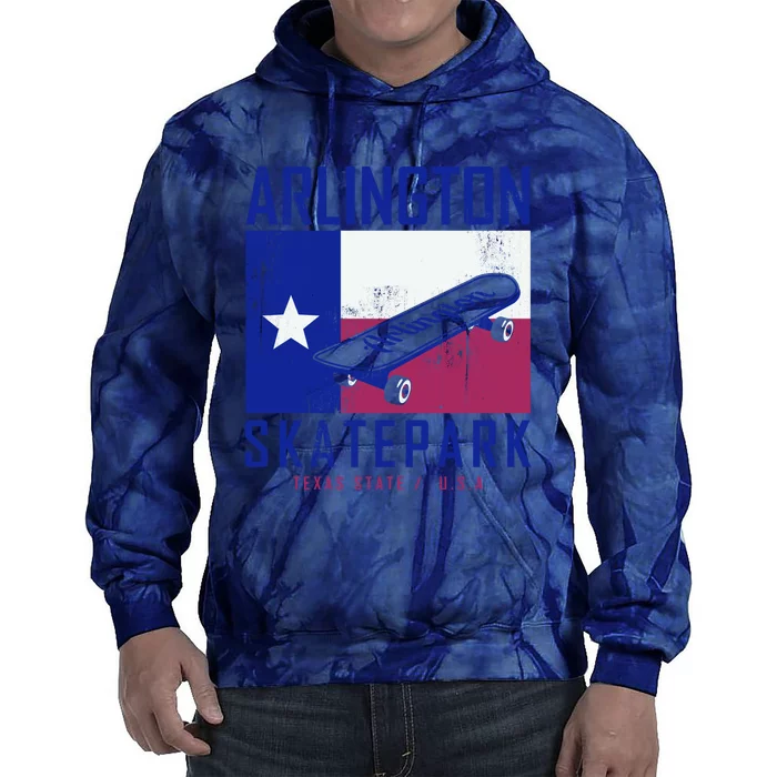 Arlington Skatepark Texas Tie Dye Hoodie