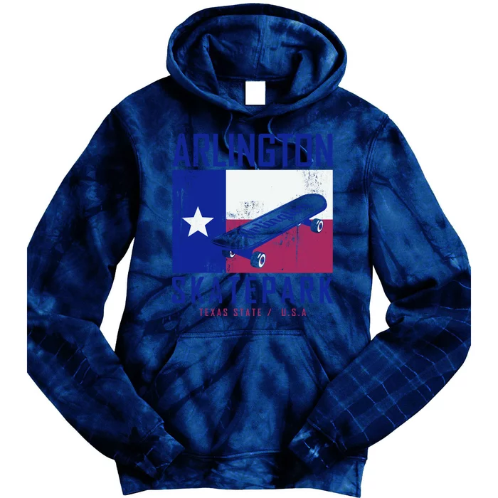 Arlington Skatepark Texas Tie Dye Hoodie