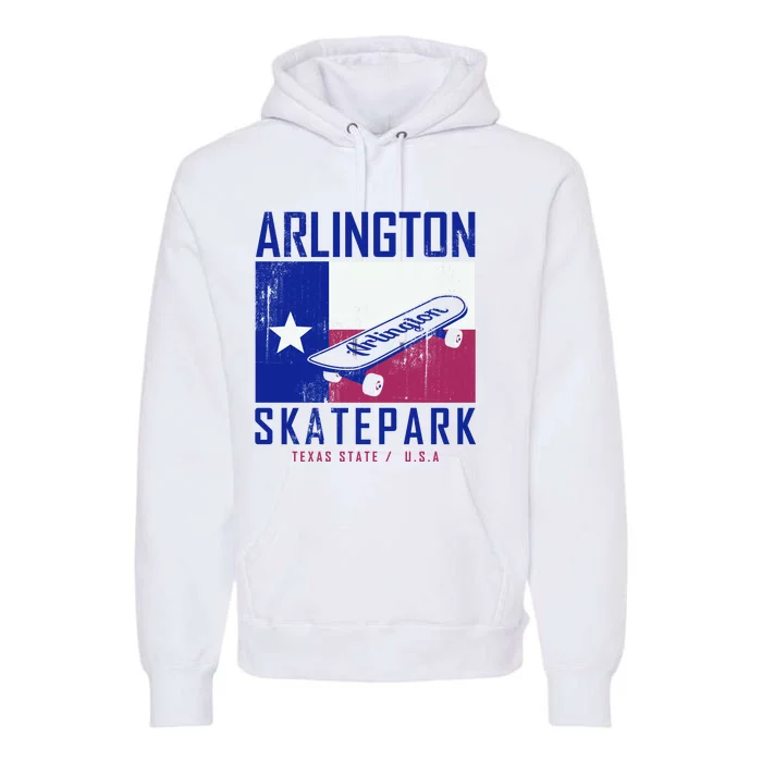 Arlington Skatepark Texas Premium Hoodie