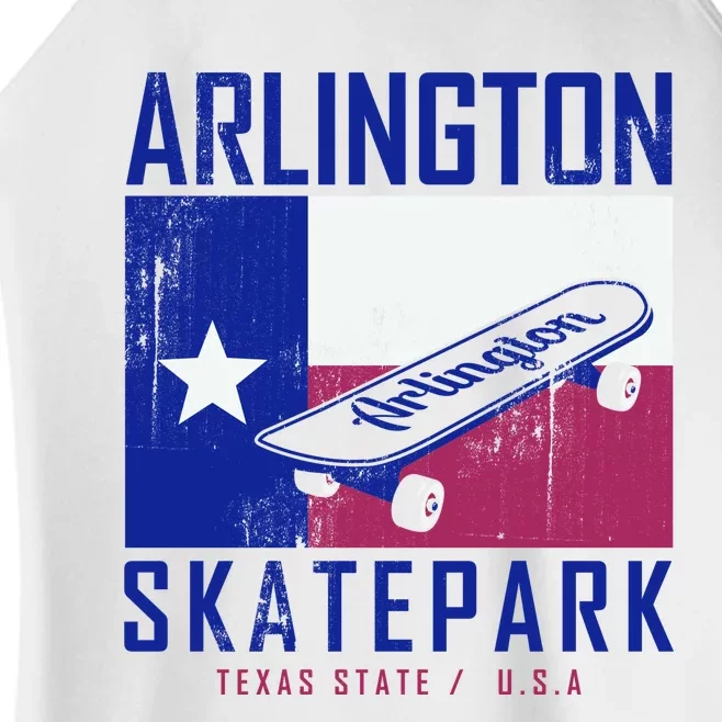 Arlington Skatepark Texas Women’s Perfect Tri Rocker Tank