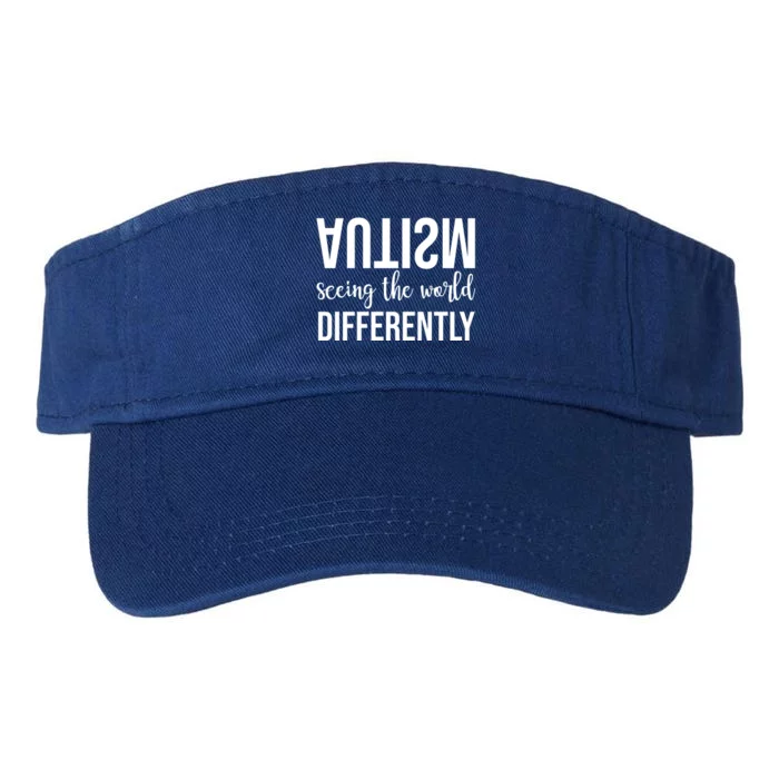 Autism Seeing The World Differently Valucap Bio-Washed Visor