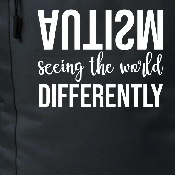 Autism Seeing The World Differently Daily Commute Backpack