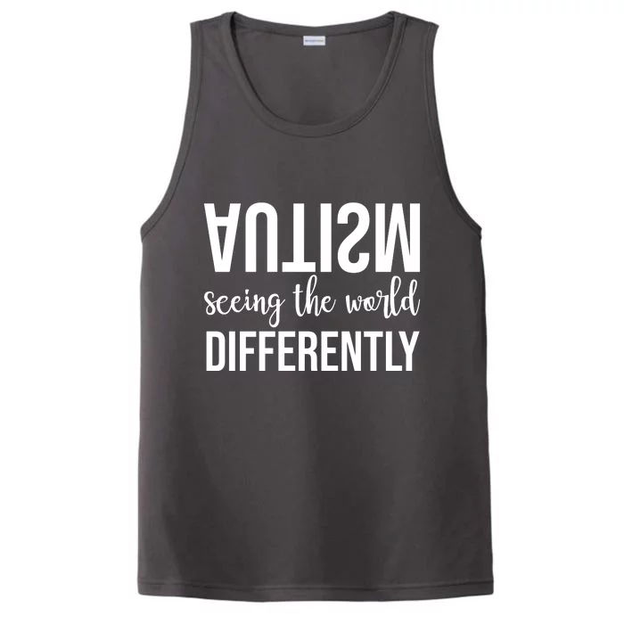 Autism Seeing The World Differently Performance Tank