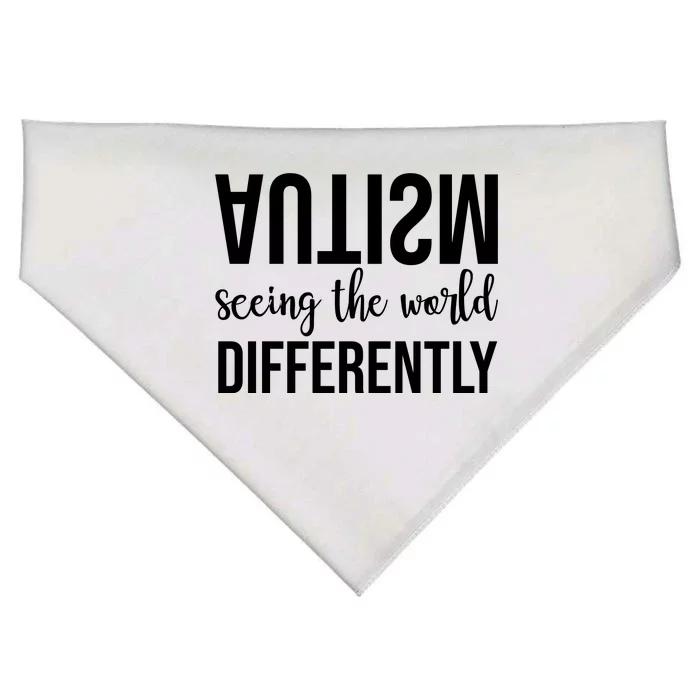 Autism Seeing The World Differently USA-Made Doggie Bandana