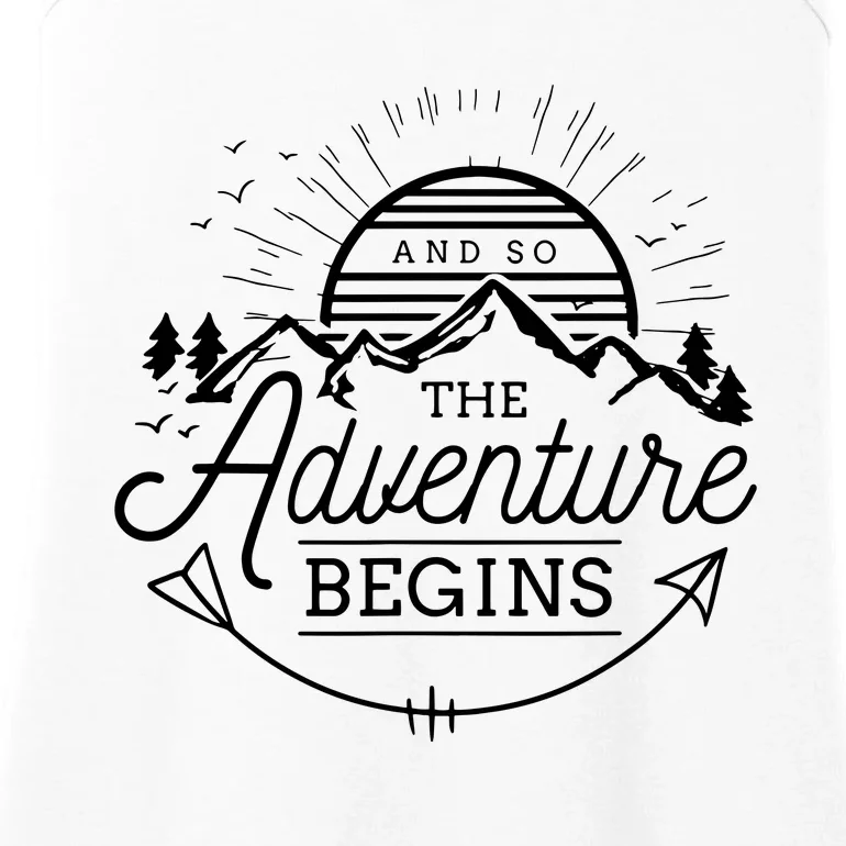 And So The Adventure Begins Adventure Camping Ladies Essential Tank