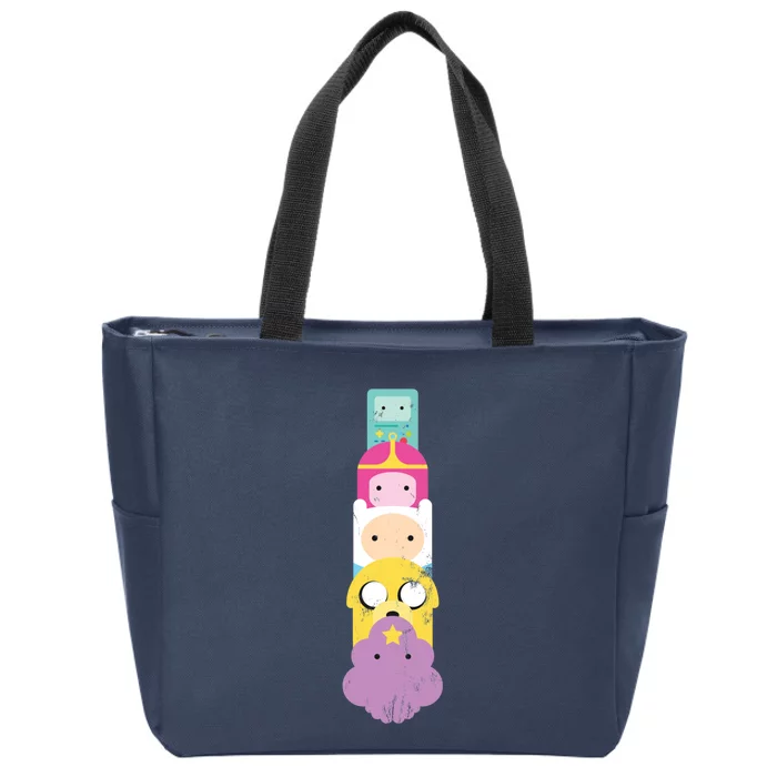 Adventure Stack Time! Zip Tote Bag