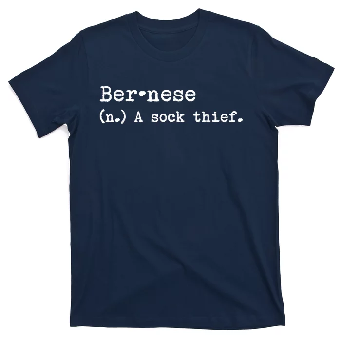 A Sock Thief Bernese Mountain Dog Dog T-Shirt