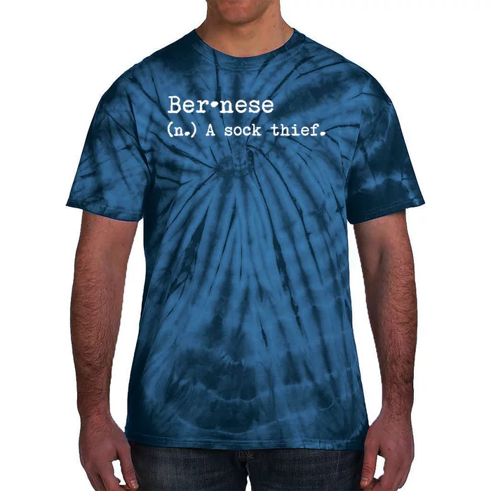 A Sock Thief Bernese Mountain Dog Dog Tie-Dye T-Shirt