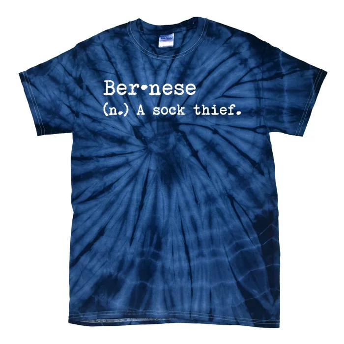 A Sock Thief Bernese Mountain Dog Dog Tie-Dye T-Shirt