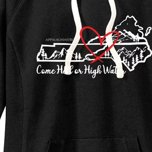 Appalachia Strong Together We Ris Women's Fleece Hoodie