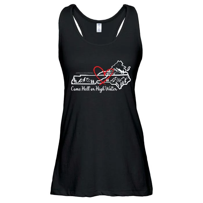 Appalachia Strong Together We Ris Ladies Essential Flowy Tank