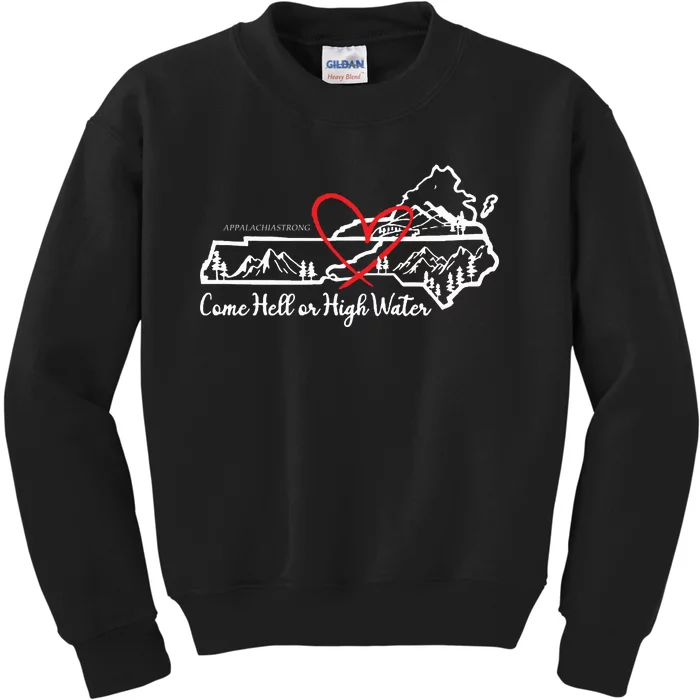 Appalachia Strong Together We Ris Kids Sweatshirt