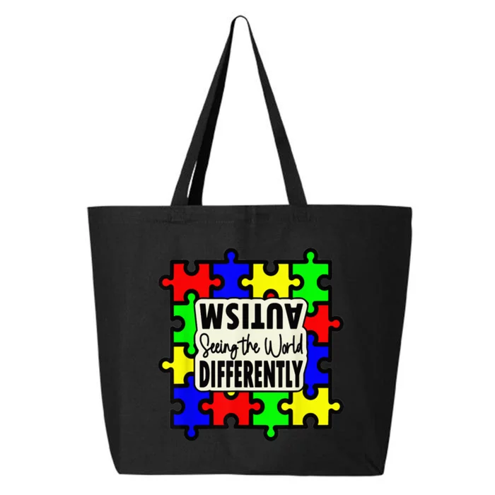 Autism Seeing the World Differently  Child 25L Jumbo Tote