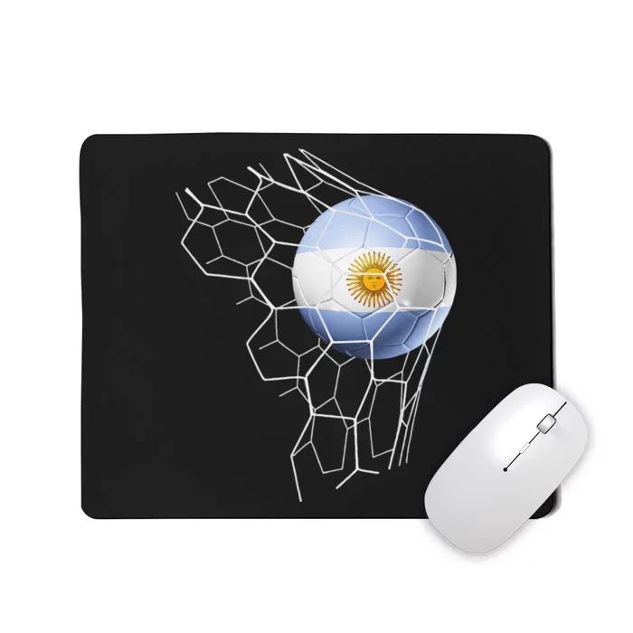 Argentina Soccer Team Fan Argentine Flag Patriotic Mousepad