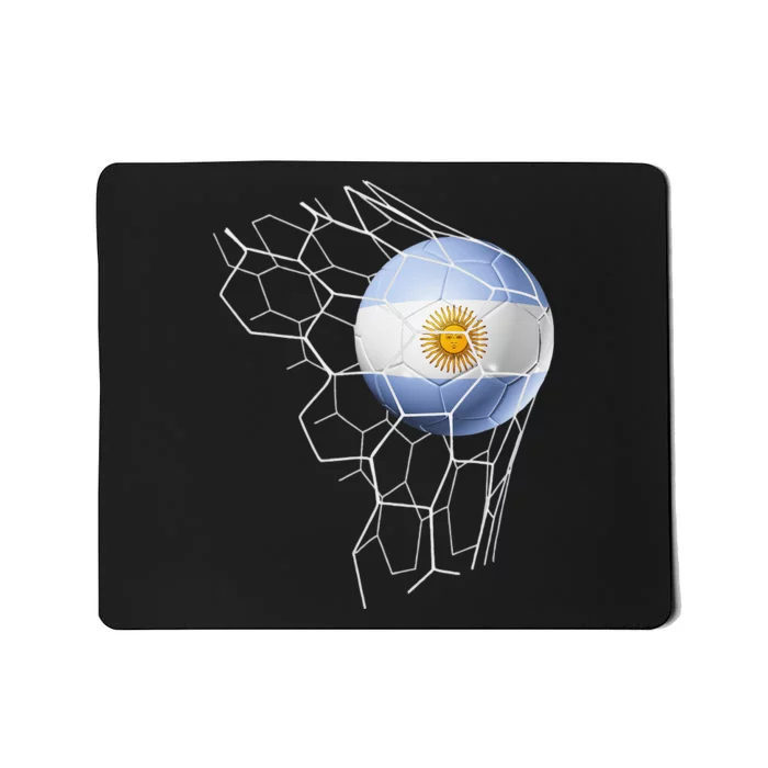 Argentina Soccer Team Fan Argentine Flag Patriotic Mousepad