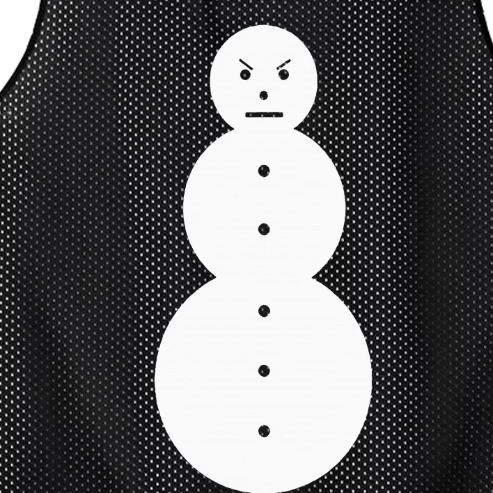 Angry Snowman The J.E.E.Z.Y Snowman Mesh Reversible Basketball Jersey Tank