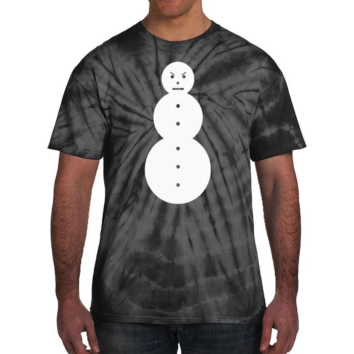 Angry Snowman The J.E.E.Z.Y Snowman Tie-Dye T-Shirt