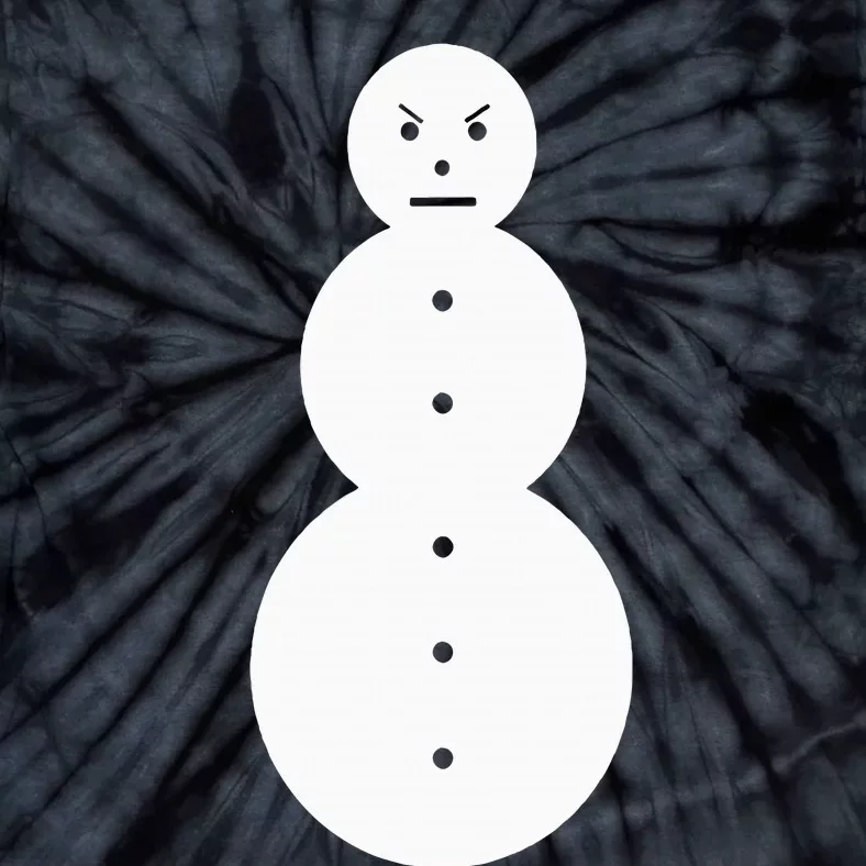 Angry Snowman The J.E.E.Z.Y Snowman Tie-Dye T-Shirt