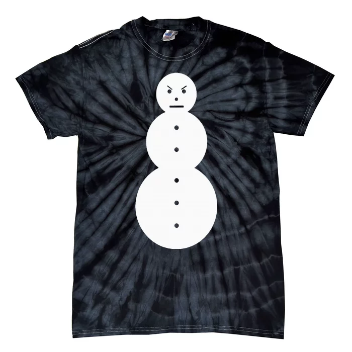 Angry Snowman The J.E.E.Z.Y Snowman Tie-Dye T-Shirt