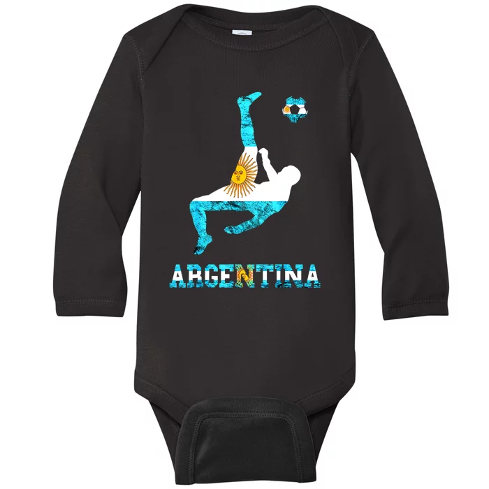 Argentina Soccer Team Argentina Sun Of May Buenos Aires Baby Long Sleeve Bodysuit