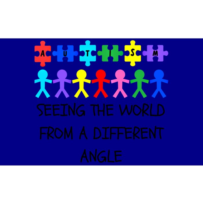 Autism Seeing The World From A Different Angle Awareness2024 Gift Bumper Sticker